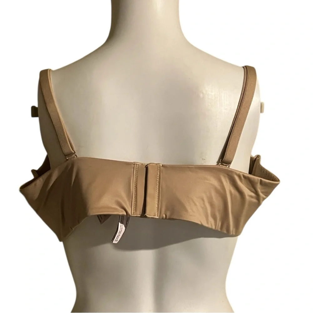Victoria's Secret Bra Body by Victoria Strapless Lined Underwire Dark Beige - Picture 3 of 11